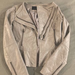 Dolce Cabo cropped leather jacket